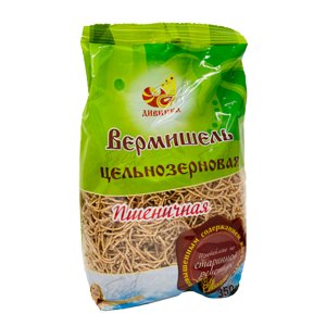 Макаронные изделия Дивинка Вермишель пшеничная пл/пак 350г