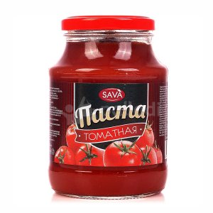 Паста томатная Сава 20% ст/б 550г