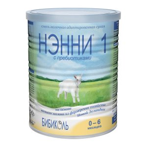 Смесь Нэнни 1 молоч с пребиот на осн коз мол с 0-6мес ж/б 400г