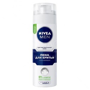 Пена д/бритья Нивея д/чувствит кожи успокаивающая 200мл