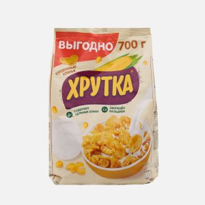 Готовый завтрак Хрутка кукурузные хлопья пл/пак 700г