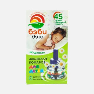 Жидкость Дэта Бэби от комаров 45ноч к/к 30мл