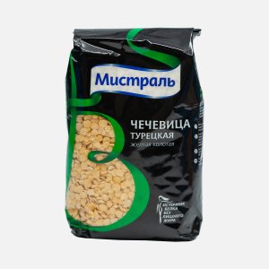 Чечевица Мистраль желтая пл/уп 450г