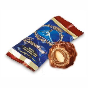 Конфеты Красный Октябрь Вдохновение миндальн крем/целый миндаль вес