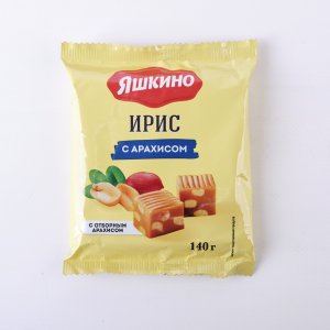Ирис Яшкино с арахисом пл/уп 140г
