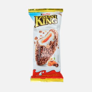 Вафли Киндер Макси Кинг с молочно-карамельной начинкой в молочном шоколаде с дроблеными лесными орехами 35г