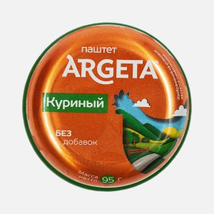 Паштет Аргета куриный ж/б/ключ 95г