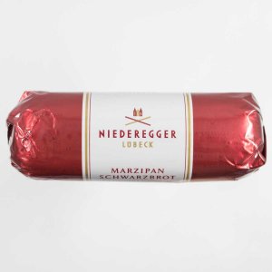 Марципан Нидереггер Черный хлеб в горьком шоколаде 125г
