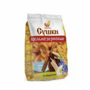 Сушка Дивинка цельнозерновая на фруктозе пл/пак 250г