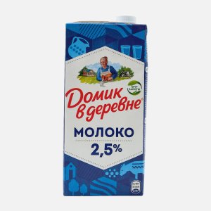 Молоко Домик в деревне 2.5% т/п 950г