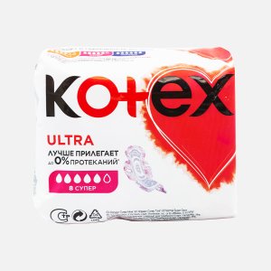 Прокладки Котекс Ультра Фаст Абсорб супер пл/уп 8шт