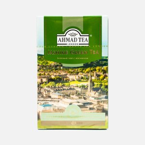 Чай Ахмад Зеленый с жасмином листовой к/к 90-100г