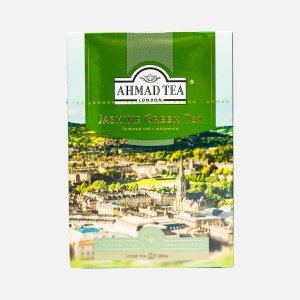 Чай Ахмад Зеленый с жасмином листовой к/к 200г