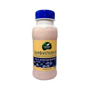 Биопродукт кисломолочный Здоровое завтра Бифилин-М Черника 3.2% пл/б 200г