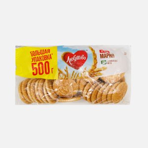 Печенье Любятово Мария затяжное пл/уп 500г