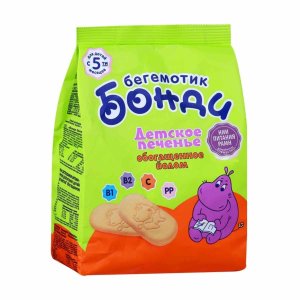 Печенье Бегемотик Бонди обогащенное йодом 180г