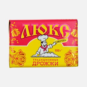 Дрожжи Люкс Экстра хлебопекарные прессованные 100г