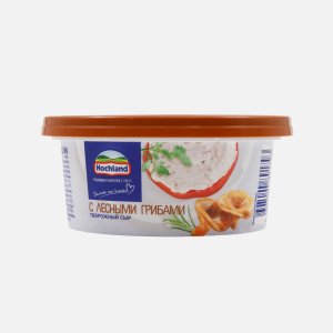 Сыр творожный Hochland с лесными грибами 60% пл/ван 140г
