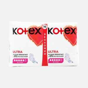 Прокладки Котекс Ультра Фаст Абсорб супер пл/уп 16шт