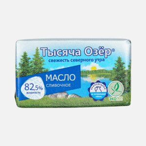 Масло Тысяча озер 82.5% 180г 