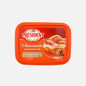 Сыр Президент с Ветчиной 45% пл/уп 180-200г