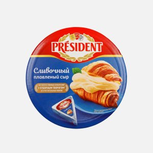 Сыр Президент Сливочный 8 сырков 45% к/к 140г