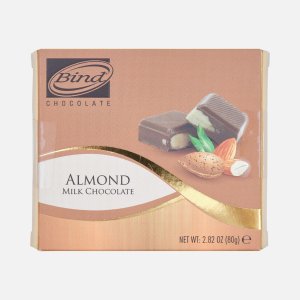 Шоколад Байнд молочный с миндалем 100г
