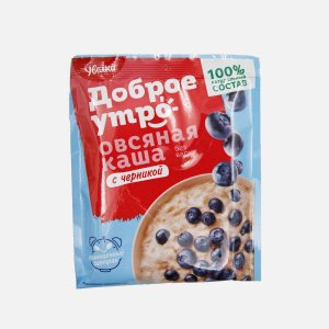 Каша Увелка овсяная Черника пл/уп 40г