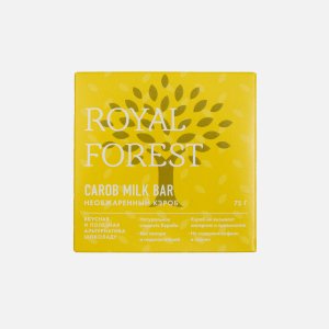 Шоколад Роял Форест кэроб необжарен без глютена/веган 75г
