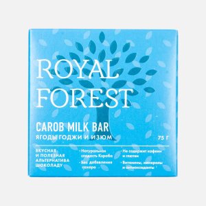 Шоколад Роял Форест Годжи/Изюм без глютена/веган 75г