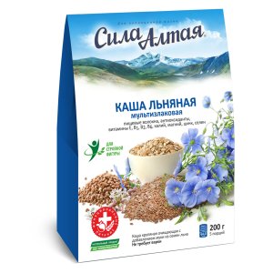 Каша Сила Алтая Льняная к/к 200г