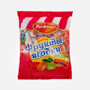 Конфеты Фрукты-ягодки карамель пл/уп 250г РотФронт