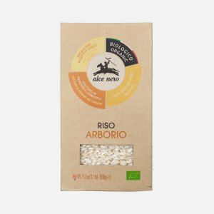 Рис Альче Неро Арборио белый био 500г