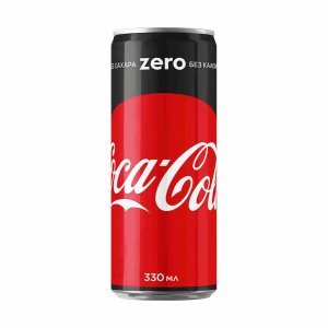 Напиток Кока-Кола Зеро газированный ж/б 0,33л