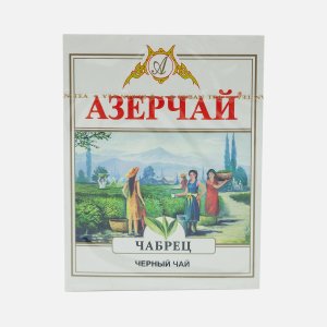 Чай Азерчай черный с чабрецом к/к 100г