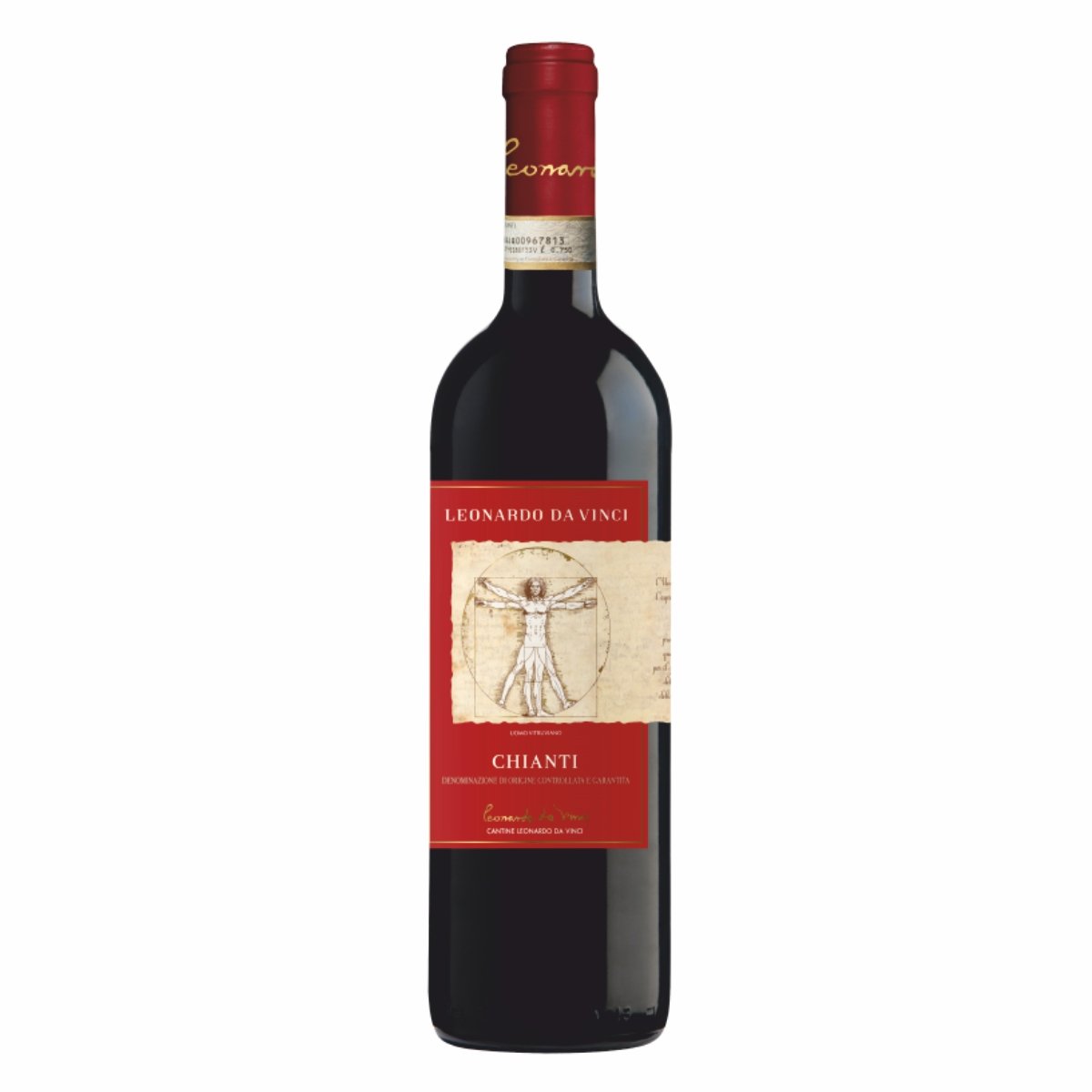 Вино Леонардо Кьянти красное сухое 12.5-13% ст/б 0,75л