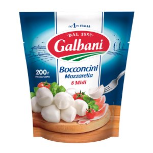 Сыр Гальбани Моцарелла Боккончини 45% 8*25г