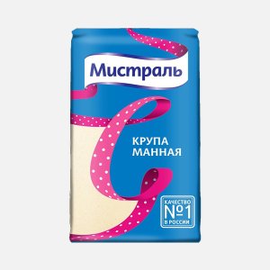 Крупа Мистраль манная пл/пак 800г