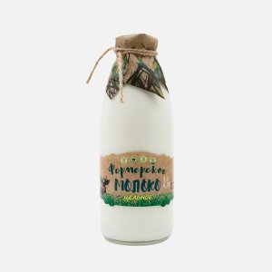 Молоко Фермерское цельное пастериз ГОСТ 3.6%-4.3% 0,75л