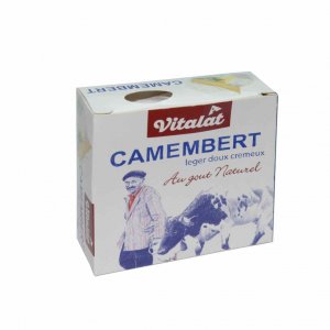 Сыр Виталат Камамбер мягкий с белой плесенью 45% к/к 125г