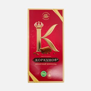 Шоколад Коркунов Молочный к/к 90г