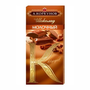 Шоколад Коркунов Молочный к/к 90г