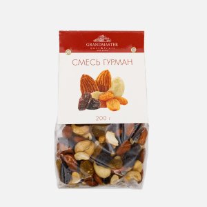Смесь Гранд Мастер Гурман Кешью/Миндаль/Изюм 200г