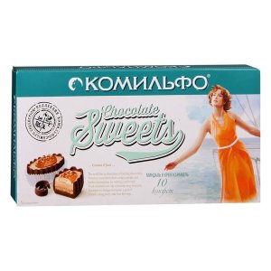 Набор конфет Комильфо Миндаль/крем-карамель к/к 116г