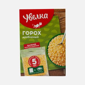 Горох Увелка дробленый к/к 5*80г