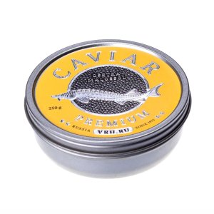 Икра осетровых рыб баночная зернист премиальная Волгореченск ж/б 250г