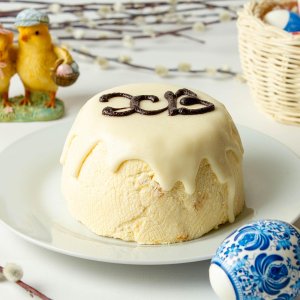 Десерт Пасхальный с белым шоколадом и курагой вес