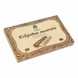 Набор конфет Сибирский кедр Кедровые палочки в шоколадной глазури 190г