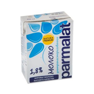 Молоко Пармалат ультрапастеризованное 1.8% т/п 200мл