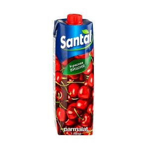 Напиток Сантал сокосодержащий Красная вишня т/п 1л